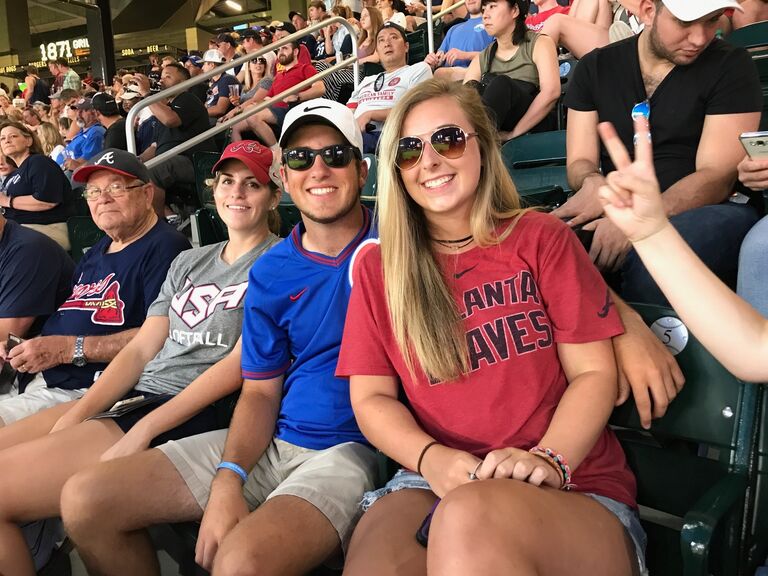 First? Of many, many Braves games together.