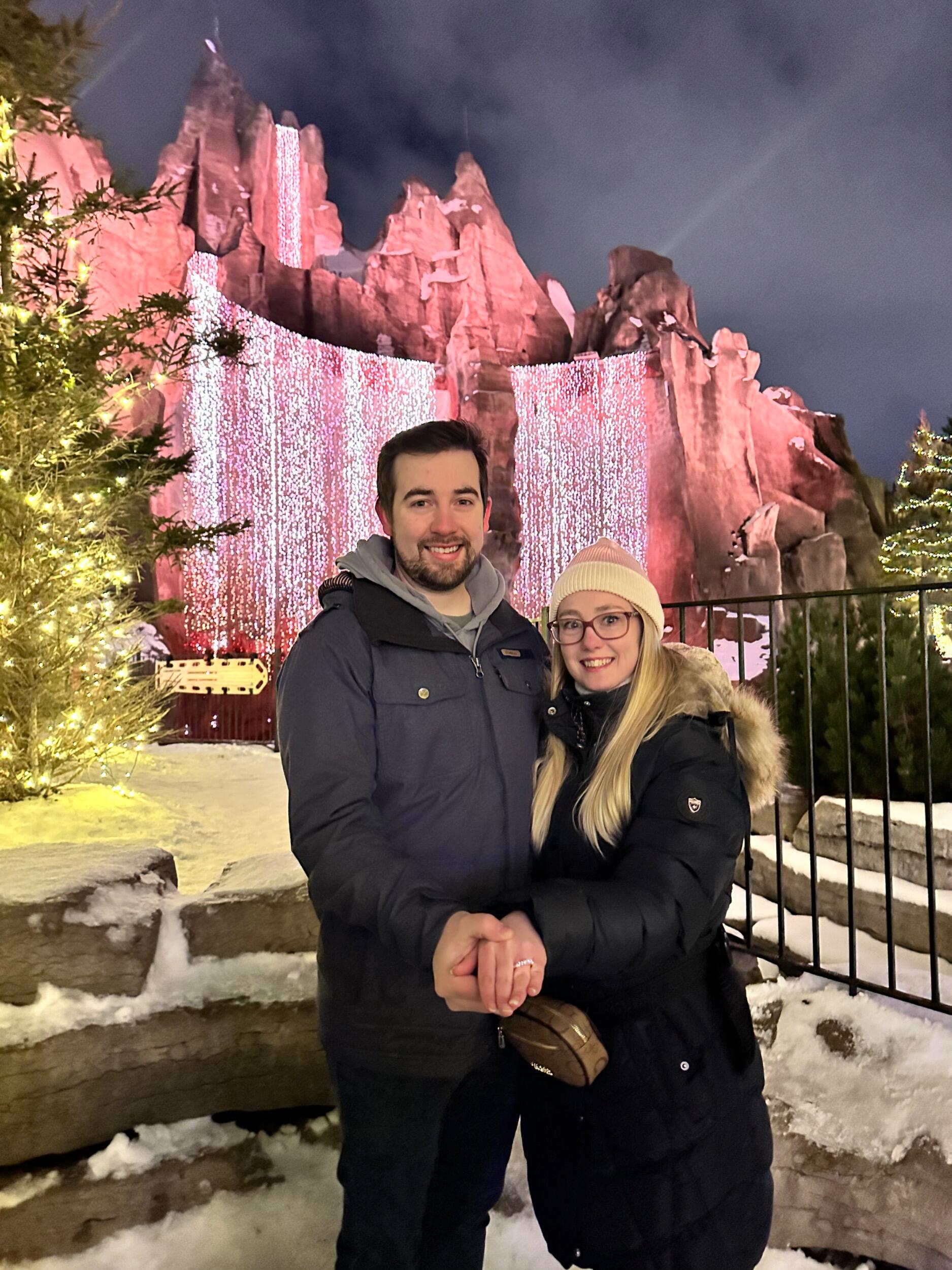 Engagement Night at Winterfest 