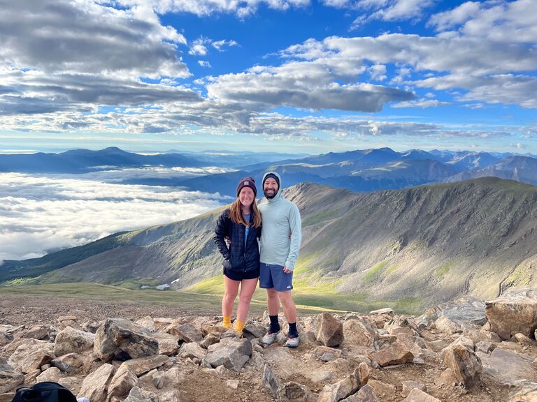 Before we even started dating, Noah convinced me to join him on the Colorado Trail: A five week, 500 mile backpacking trip from Denver to Durango. Here we  are a week in, loving it.