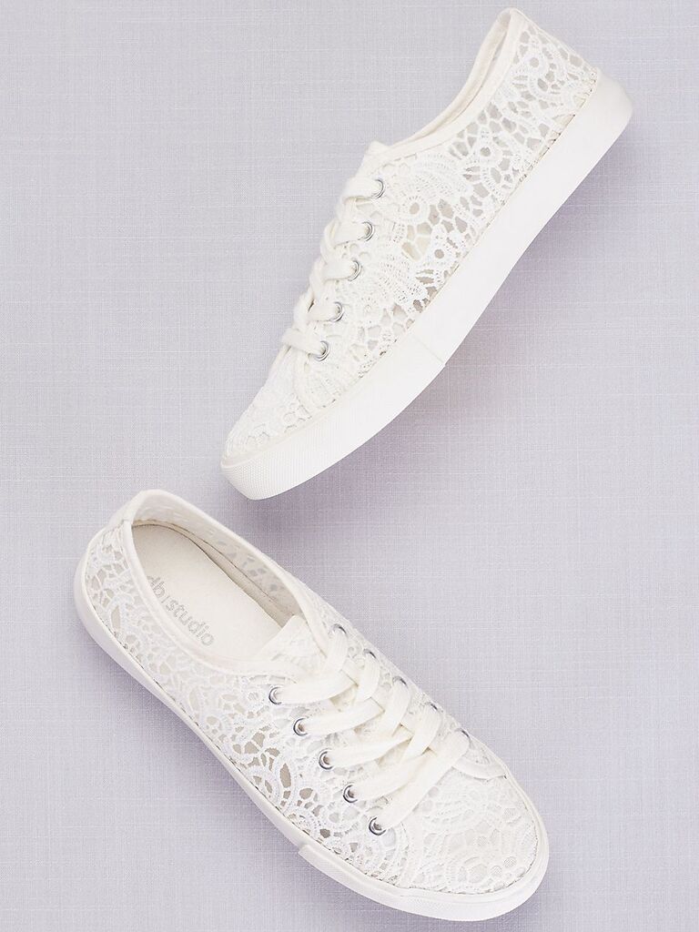 wedding tennis shoes for bride