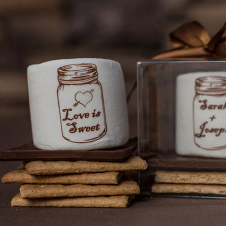 Customized smores kit from CandyWithATwist on Etsy