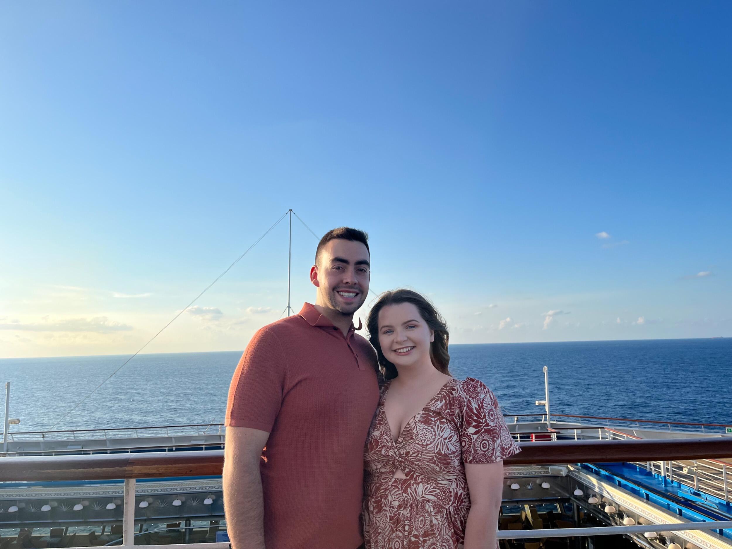 Emma and B on a cruise vacation with the Walker family. This was Emma’s first cruise!