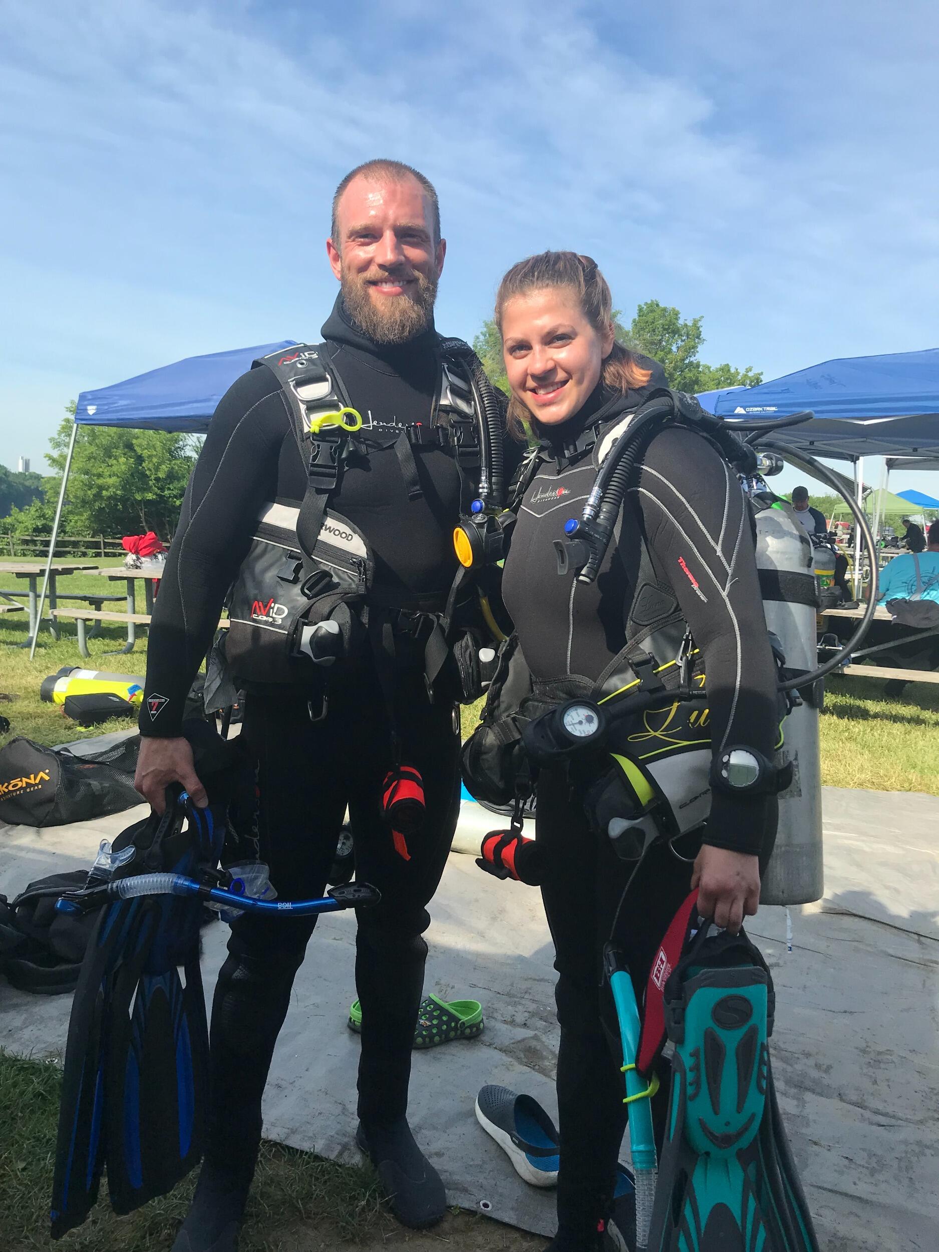 Getting SCUBA certs! Nicole has still not seen a sea turtle...maybe on the honeymoon! 