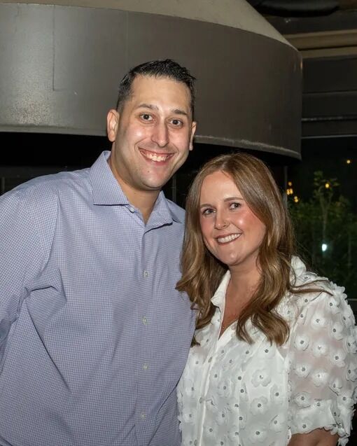 Kelsey & Brian at their engagement party at Edgewild.