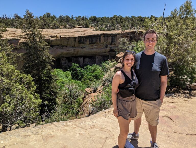 Josh and Julia sweat it out visiting Mesa Verde National Park