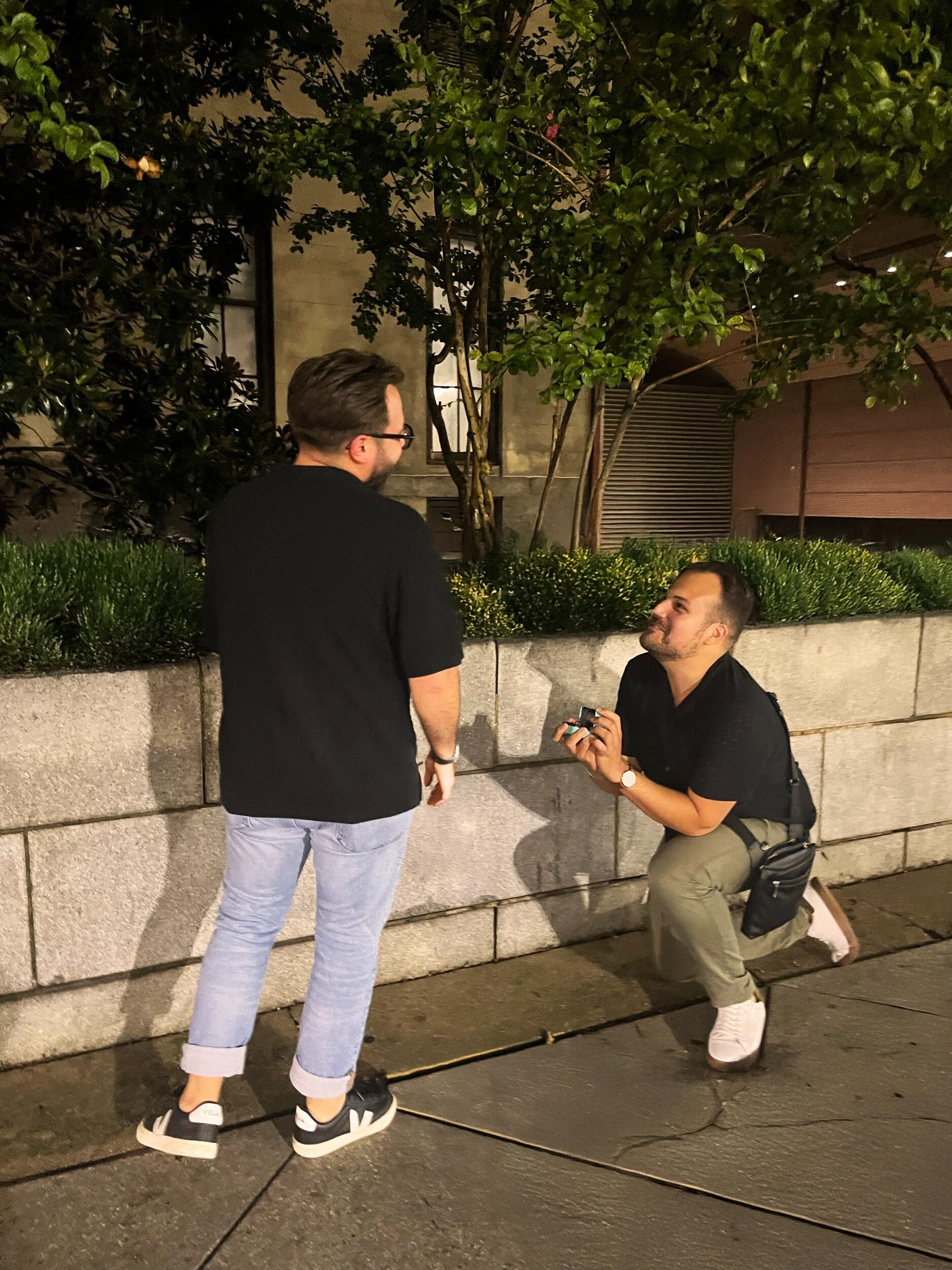 Raymond Proposed To Louis After Dinner And Seeing Mama Mia The Musical In Philadelphia!