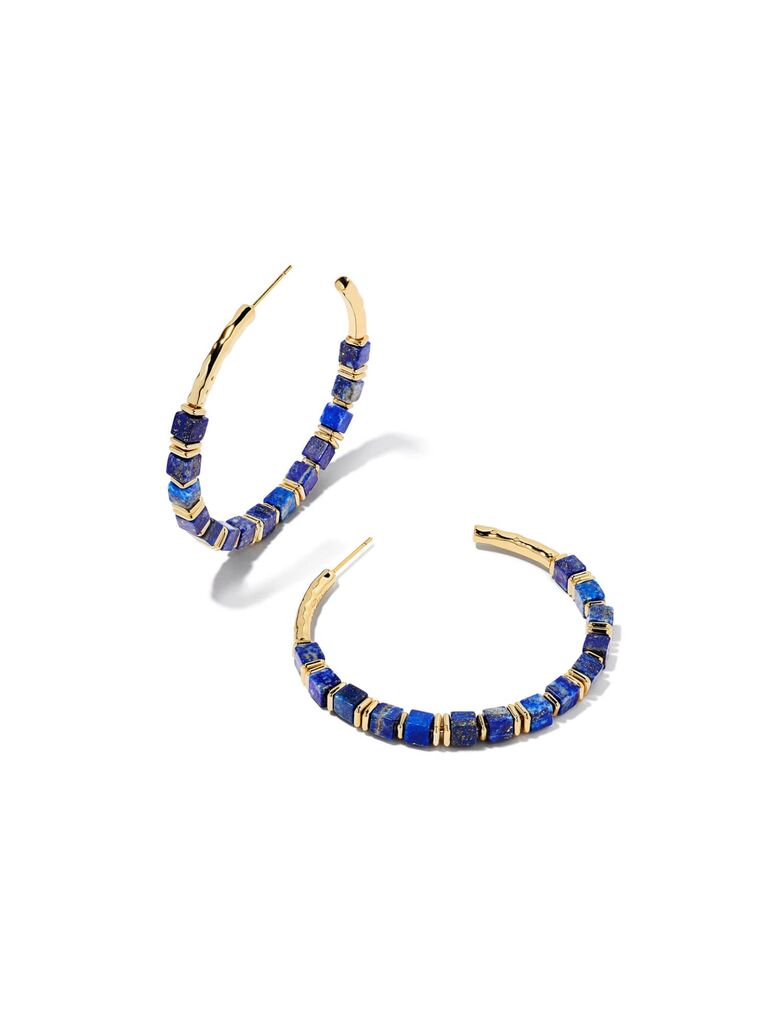 Kendra Scott blue lapis earrings 9th anniversary gift