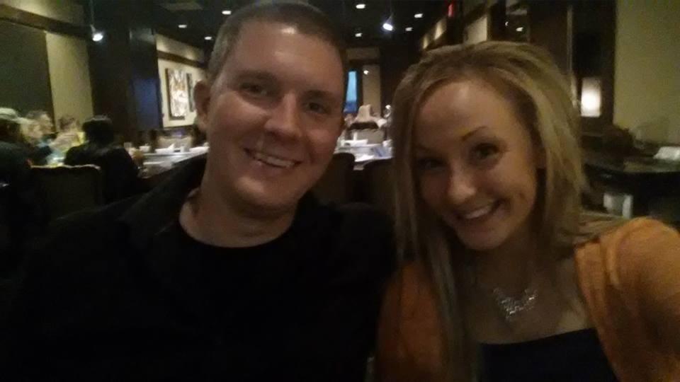 First birthday dinner together when Kayla turned 24