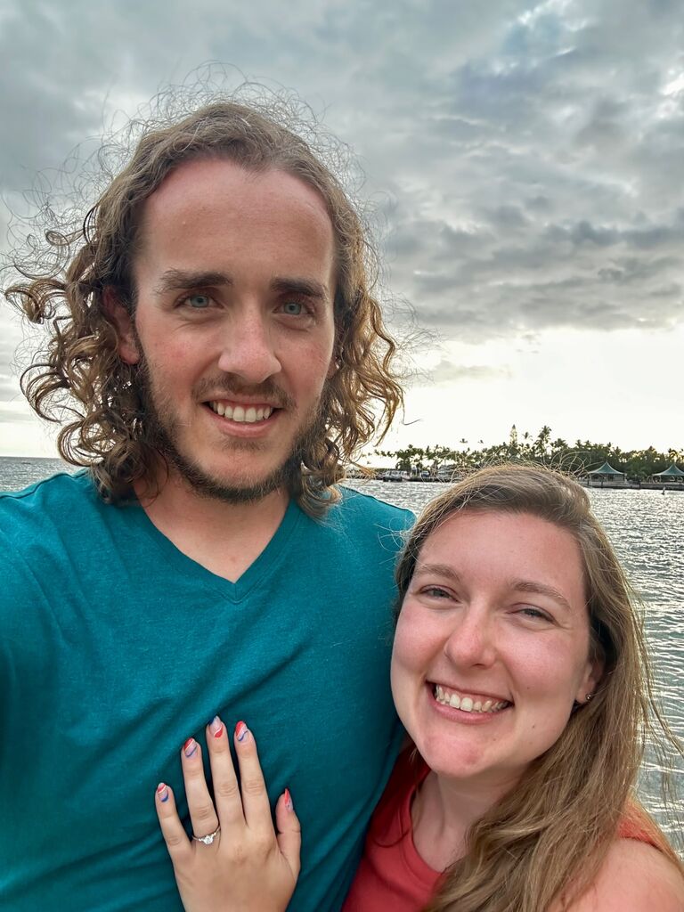 During one of our adventures, James popped the question on a green sand beach in Hawaii. We can’t wait for our next adventures as husband and wife!