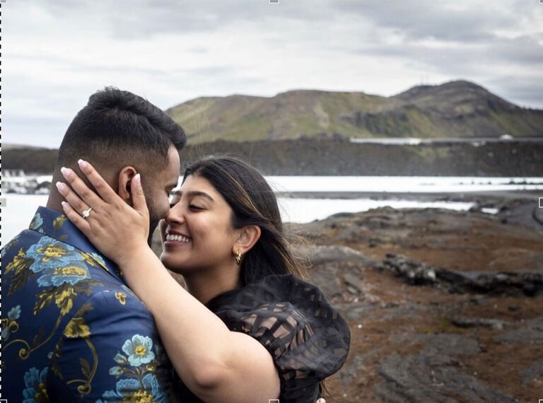 In June of 2022, we and our families traveled to Iceland for what Esha believed to be a family trip. Little did she know that on June 27th, Prashant would propose to her at the Blue Lagoon. She, of course, said yes, and we celebrated during the remainder of the trip! 

