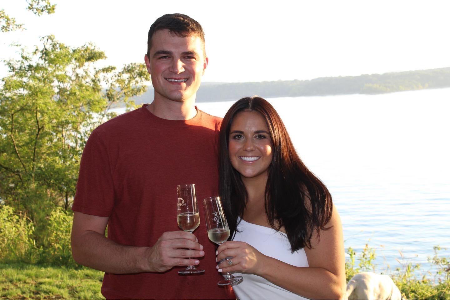 Got engaged at our favorite place on earth, Table Rock Lake!