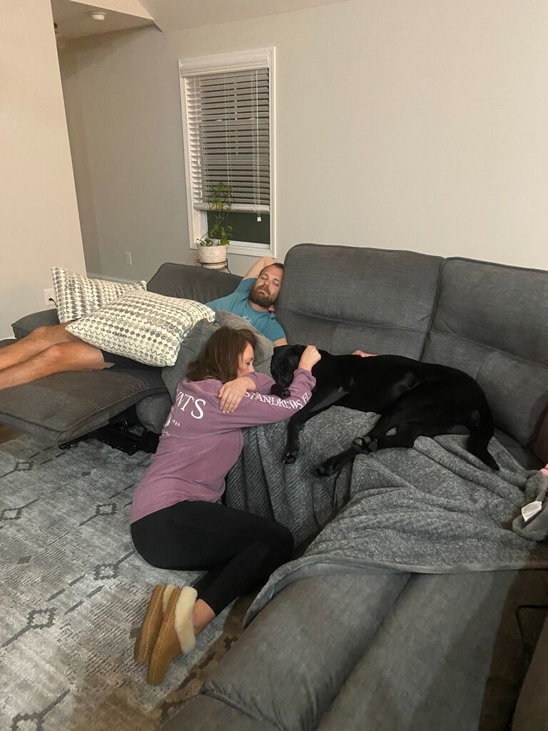 Between the trips to Gainesville, we snuck away to South Carolina to spend Easter with the Vines. We were happy to catch a nap with Bell!