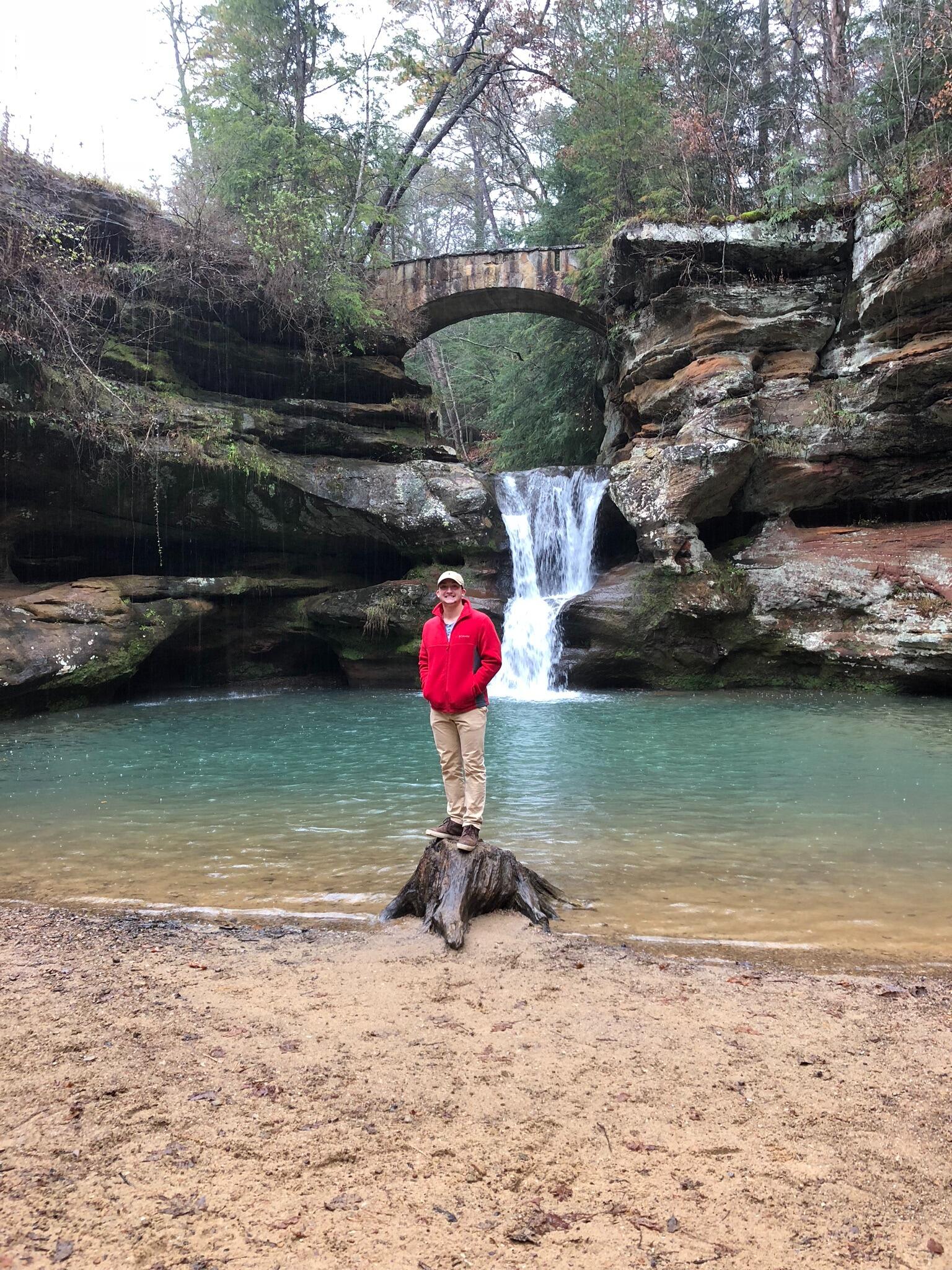 1st trip to Hocking Hills State Park - started dating 