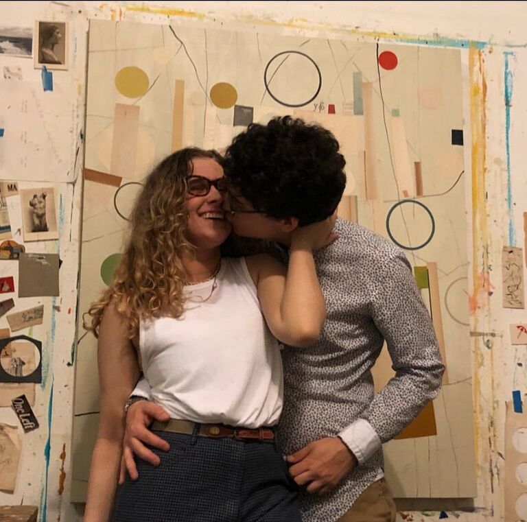 The couple rings in the new year together in Baton Rouge. 