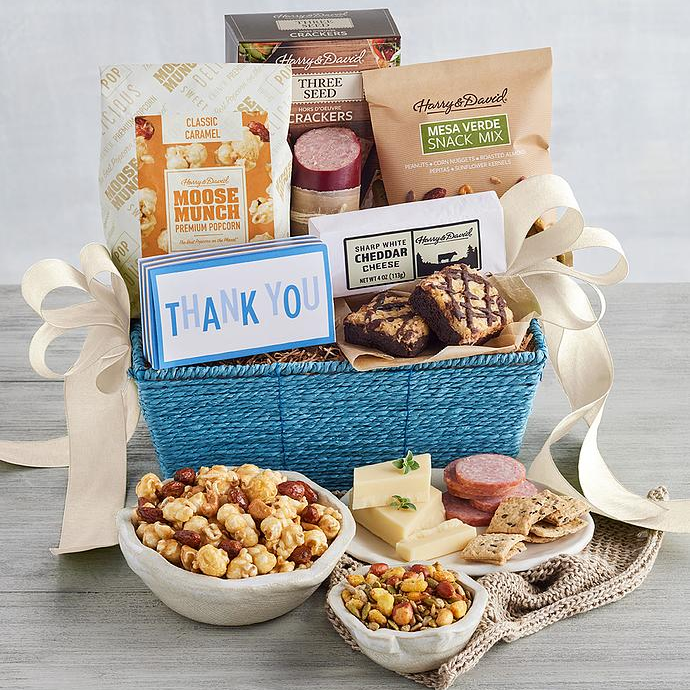 Harry & David snack gift basket