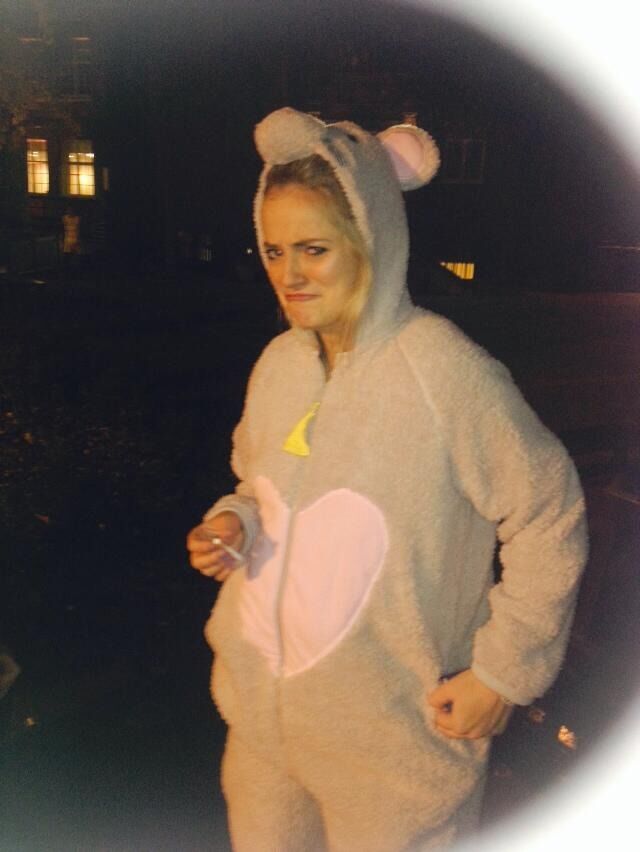 Amy at University. Hail Mary in 2nd year.