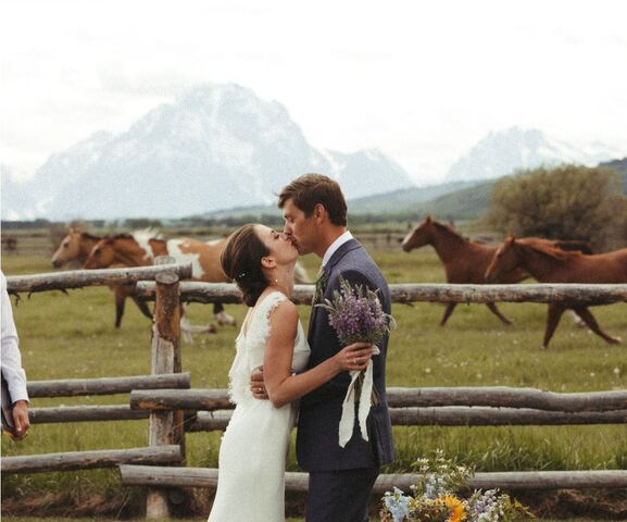 Diamond Cross Ranch Reception  Venues  Jackson  Hole  WY 