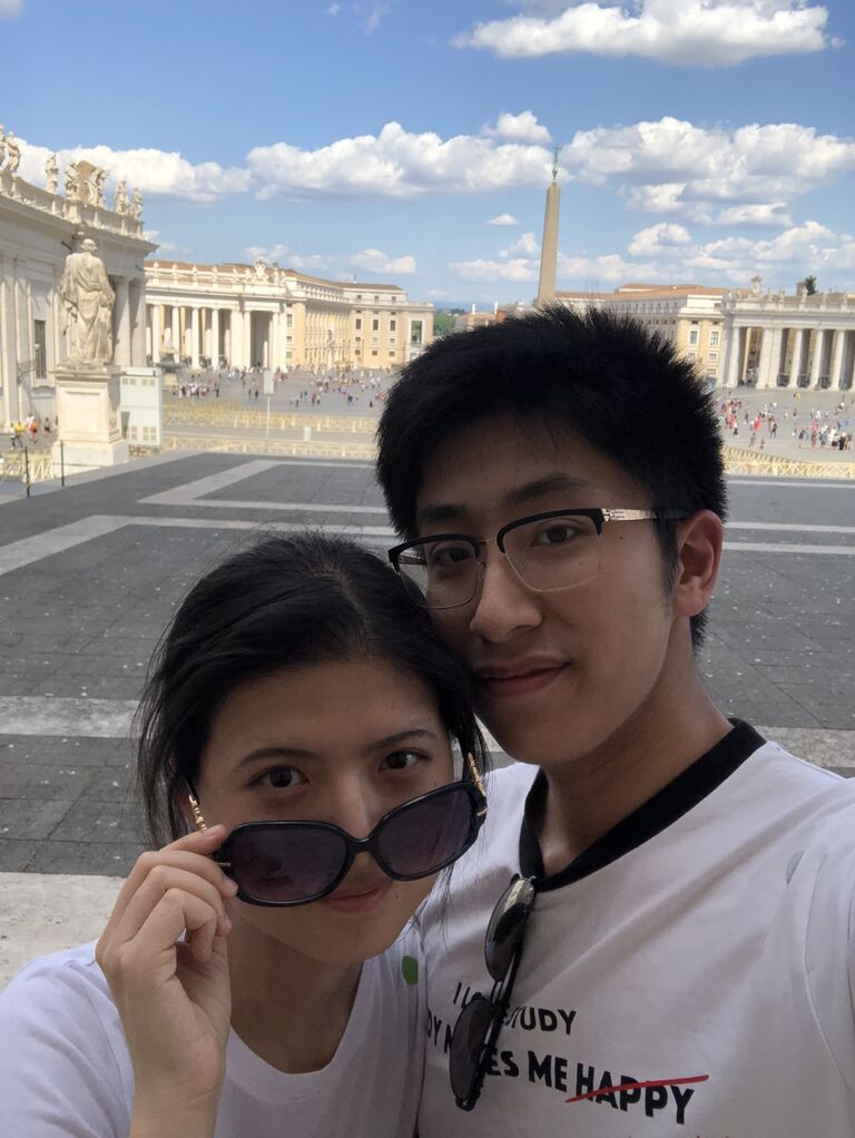 An unforgettable trip to Rome after Yuan quit her job in London and was preparing to move to the US (@ Stanford).
