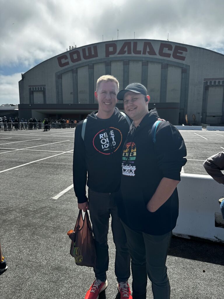 Outside the Cow Palace