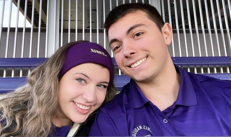 They went to many JMU football games together. GO DUKES!