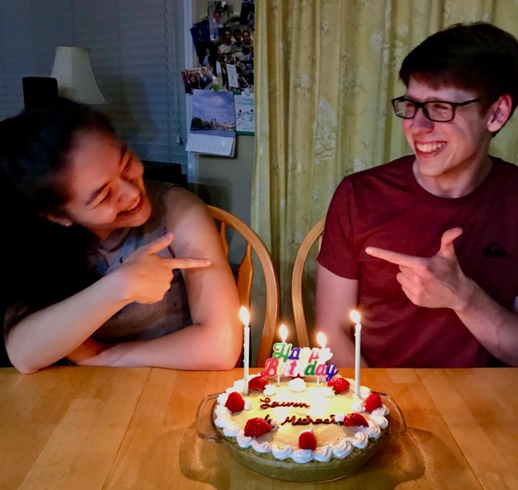 Celebrated our birthday together for the first time (the first time of many to come) 