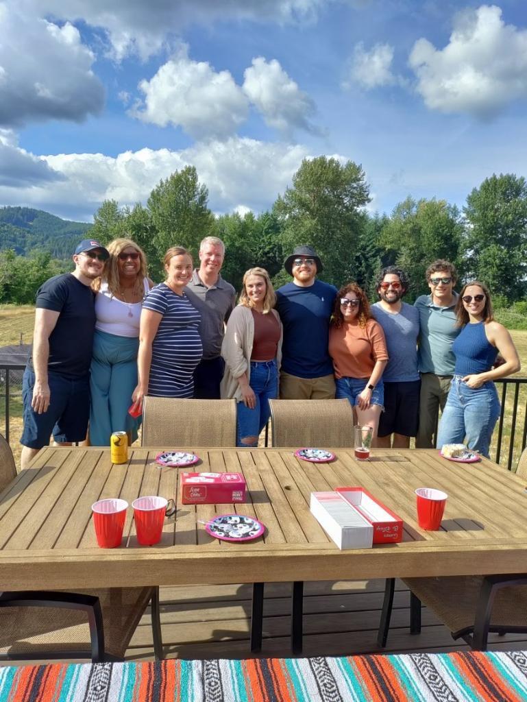 Celebrating Reilly's birthday a little early with friends