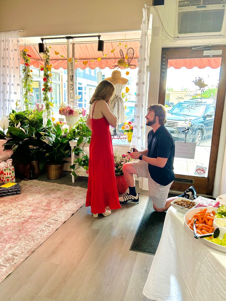 The day Jamie proposed!