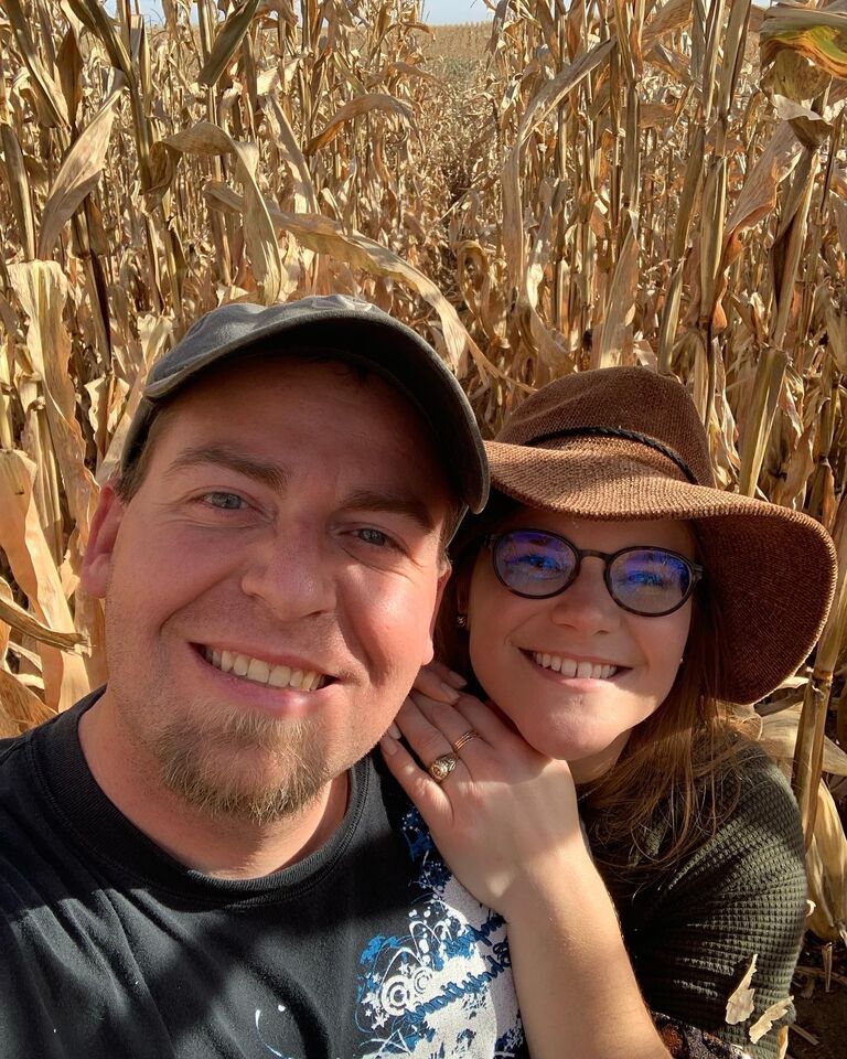 Kasey's first trip to Kansas.