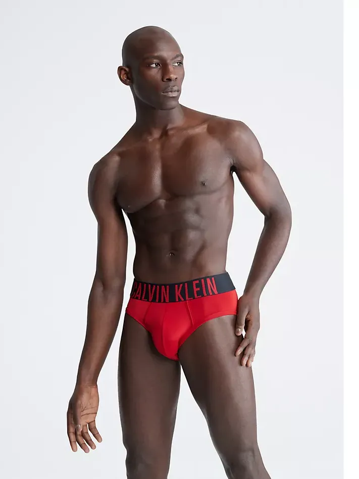 Underwear Vintage Ck Calvin Klein Retro Boxer Briefs Oldschool Red
