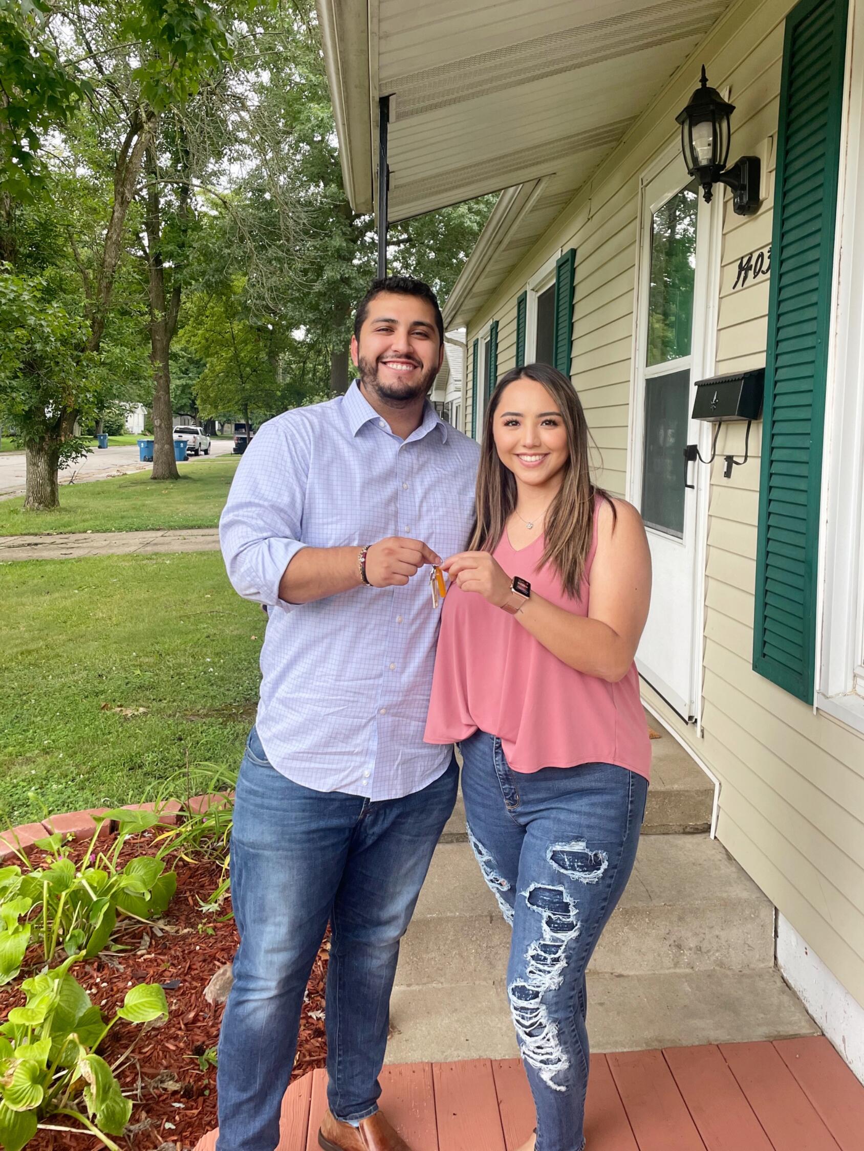 We decided the apartment was a little too small for our family so we upgraded to buying our first home together! 💕🏡