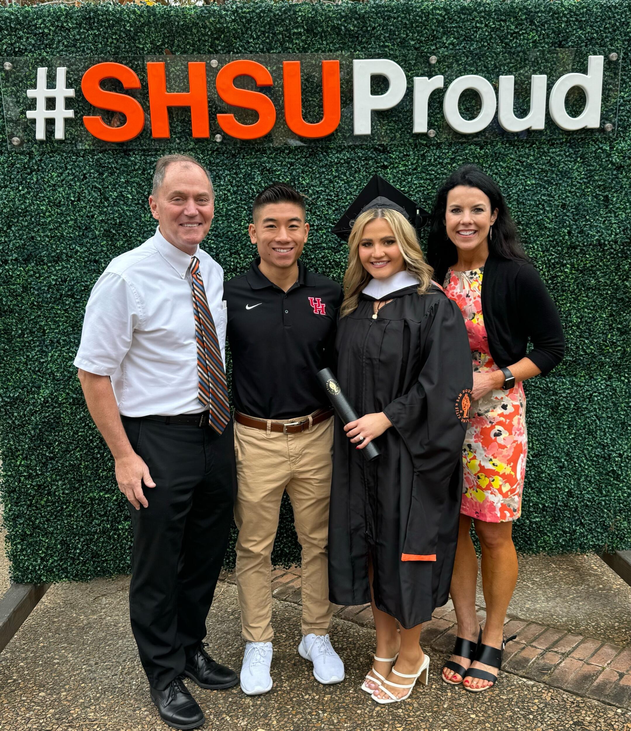 Sarah & Joseph celebrated Sarah's long-awaited graduation from her master's program- the one she began as they started dating.  They are happy and grateful to have the opportunity to celebrate so many of life's milestones together.  She finished her M.A. and now is happily pursuing her M.R.S. degree!  ;)