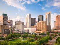 Houston, Texas city skyline.