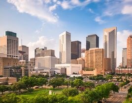 Houston, Texas city skyline.