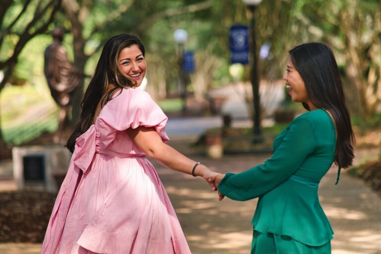Tori (now maid of honor) asks if she can crash the senior pictures. This is all a plot so Anna will have hair and make-up done (except Anna and Tori are bad at time management together, so they end up an hour late to pictures). 

Tl;dr Tori, Cherilyn, and Connor have been scheming. Anna is clueless.