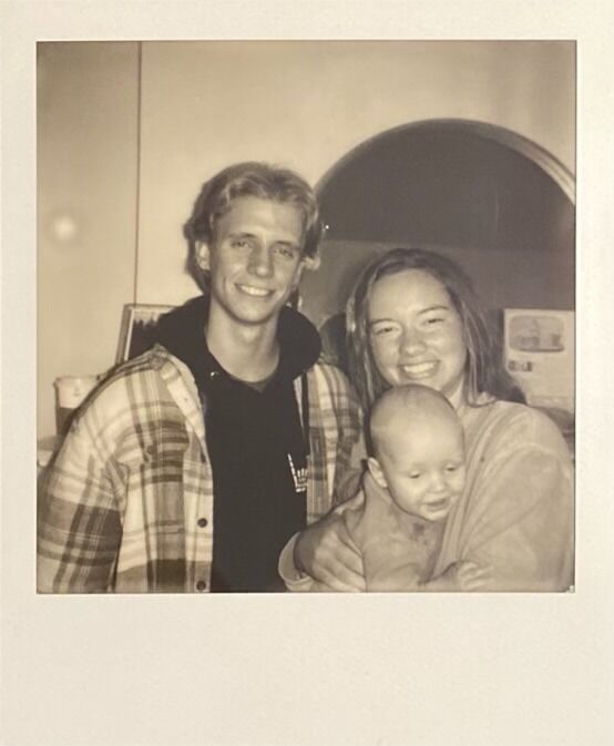 Matthew and Erica visited Matthew's sister(Emmalie), brother-in-law (Nick), and nephew (George). 