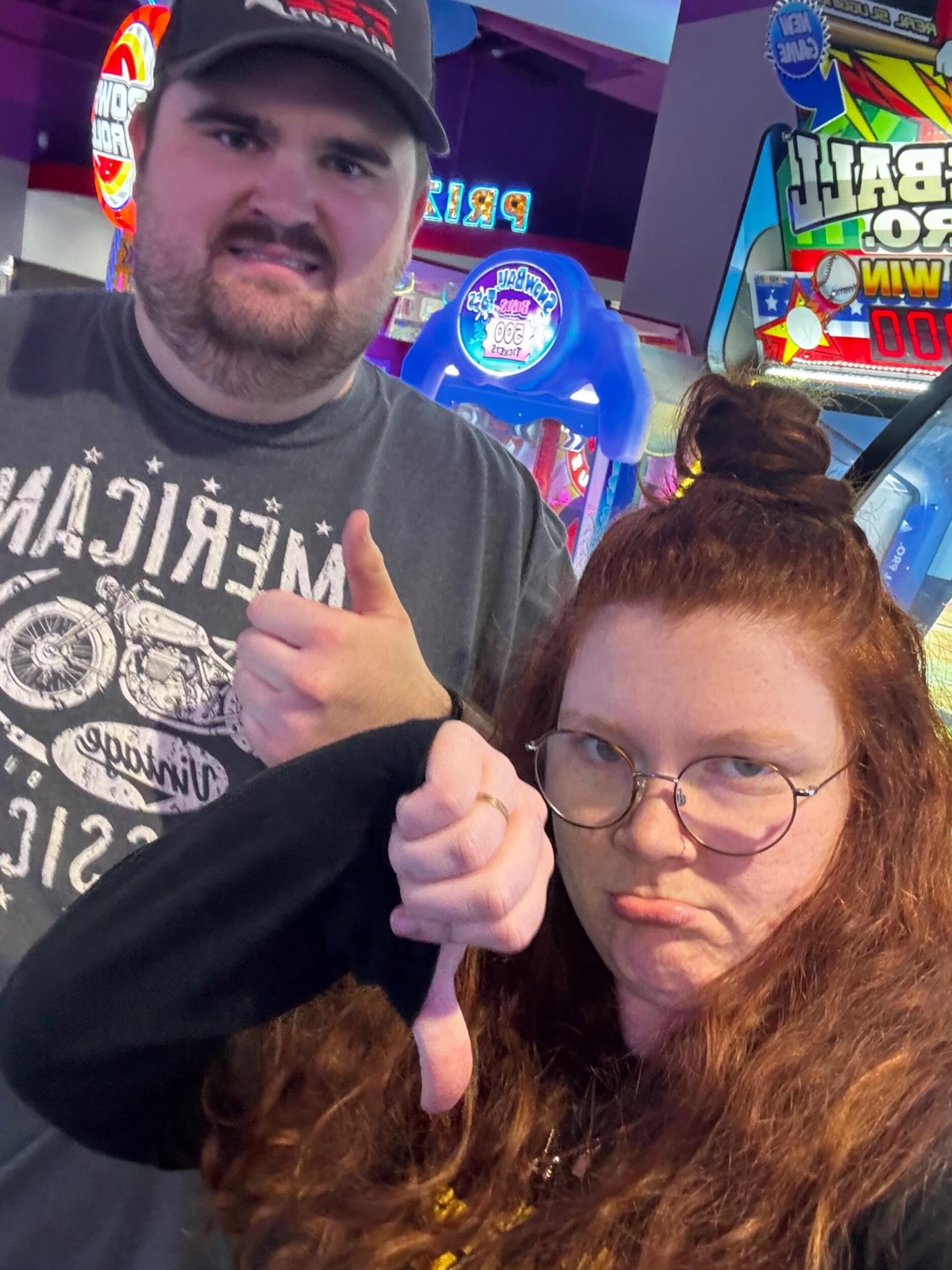 Sav moved BACK to Branson, and Ethan beat her at an arcade. 