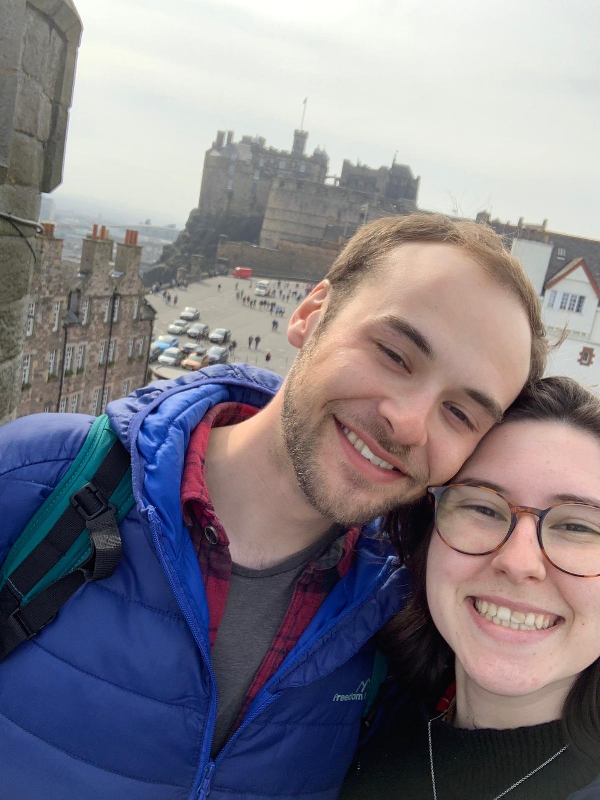 Our first trip together to Edinburgh