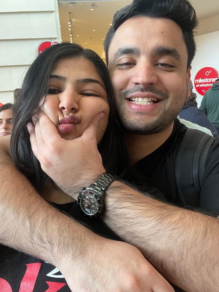 "We like because, we love despite."

Happy First Valentine's Day to these lovebirds!