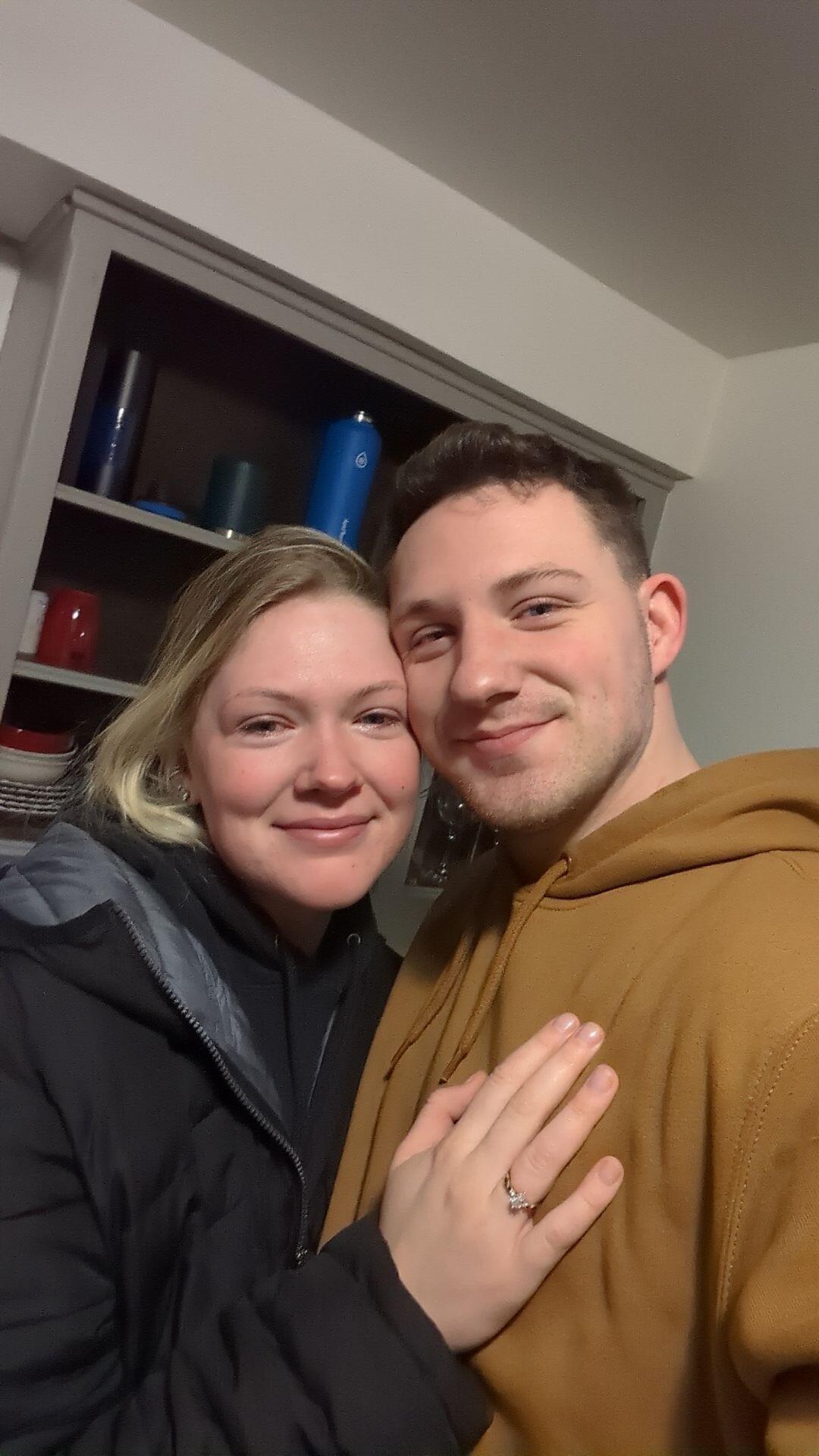 Alex moved to Alaska where Crystal will join him in May after finishing college. Let the 4 months of long distance begin! Yes, Crystal cried a lot.