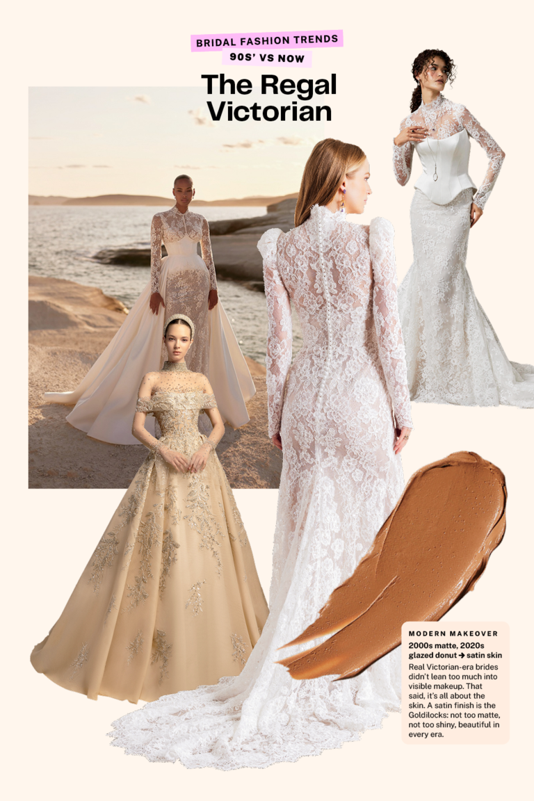 Victorian inspired wedding gowns
