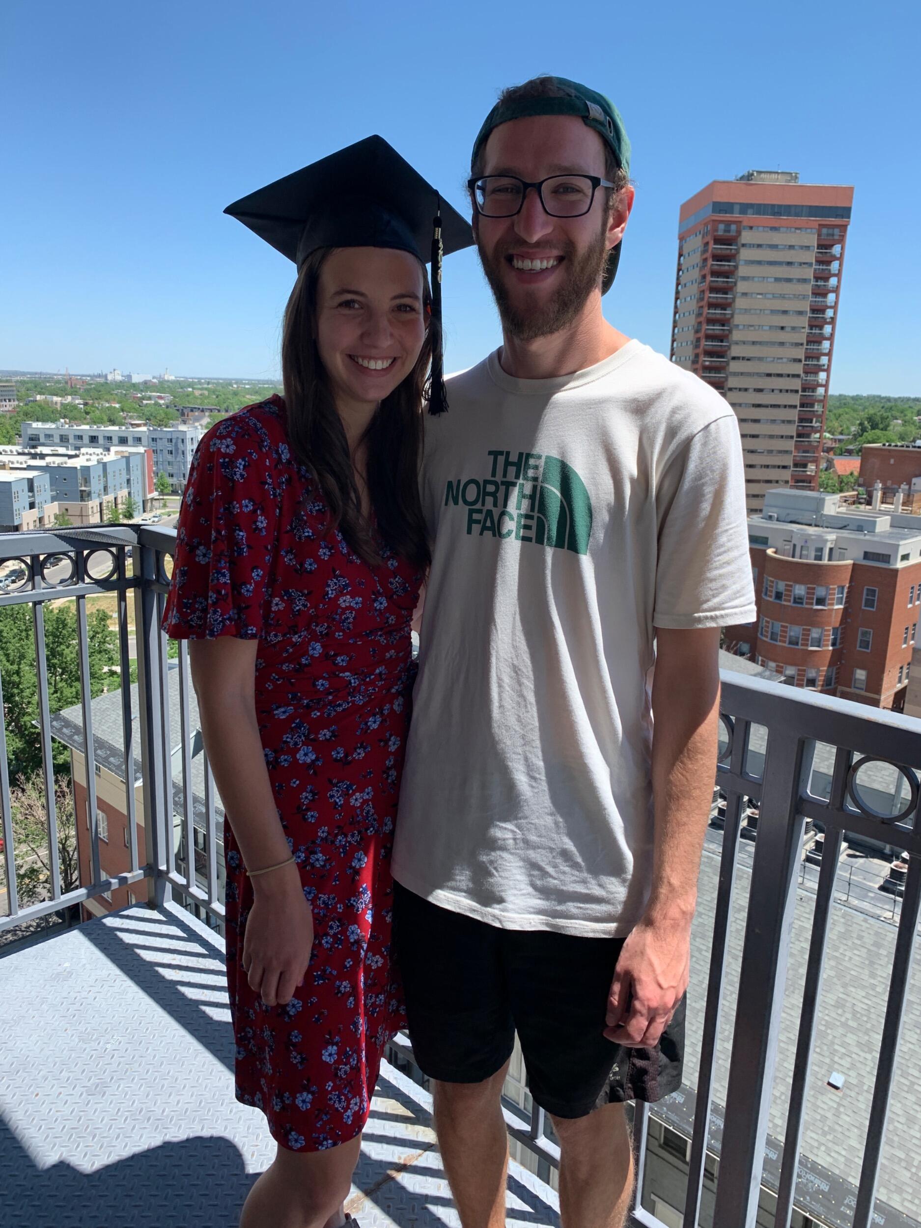 Rebecca’s (virtual) graduation from University of Denver Graduate School of Social Work