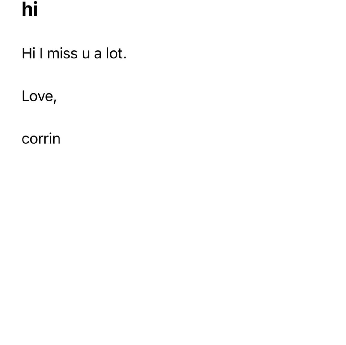 Corrin went on his first deployment after meeting Gina, this would be one of four deployments they went through together. When on submarines, only form of communication with loved ones is email!