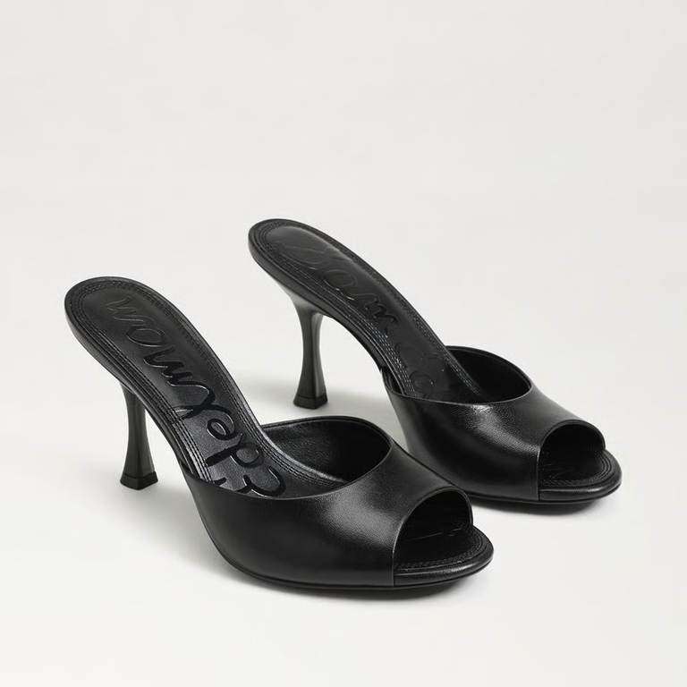 Sam Edelman classic black mules