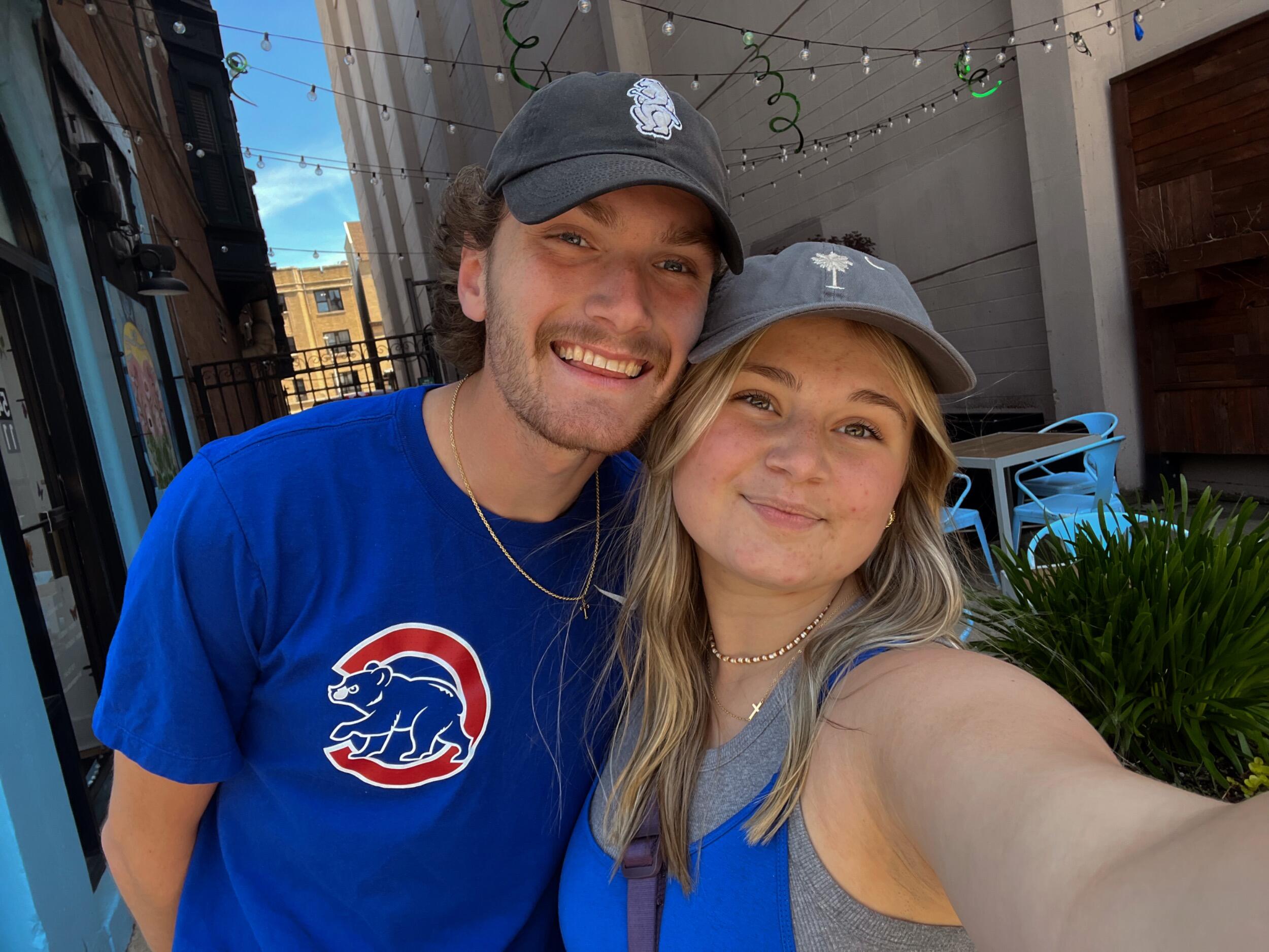 Nick’s 1st time at Wrigley to watch the Cubs for his 21st!
