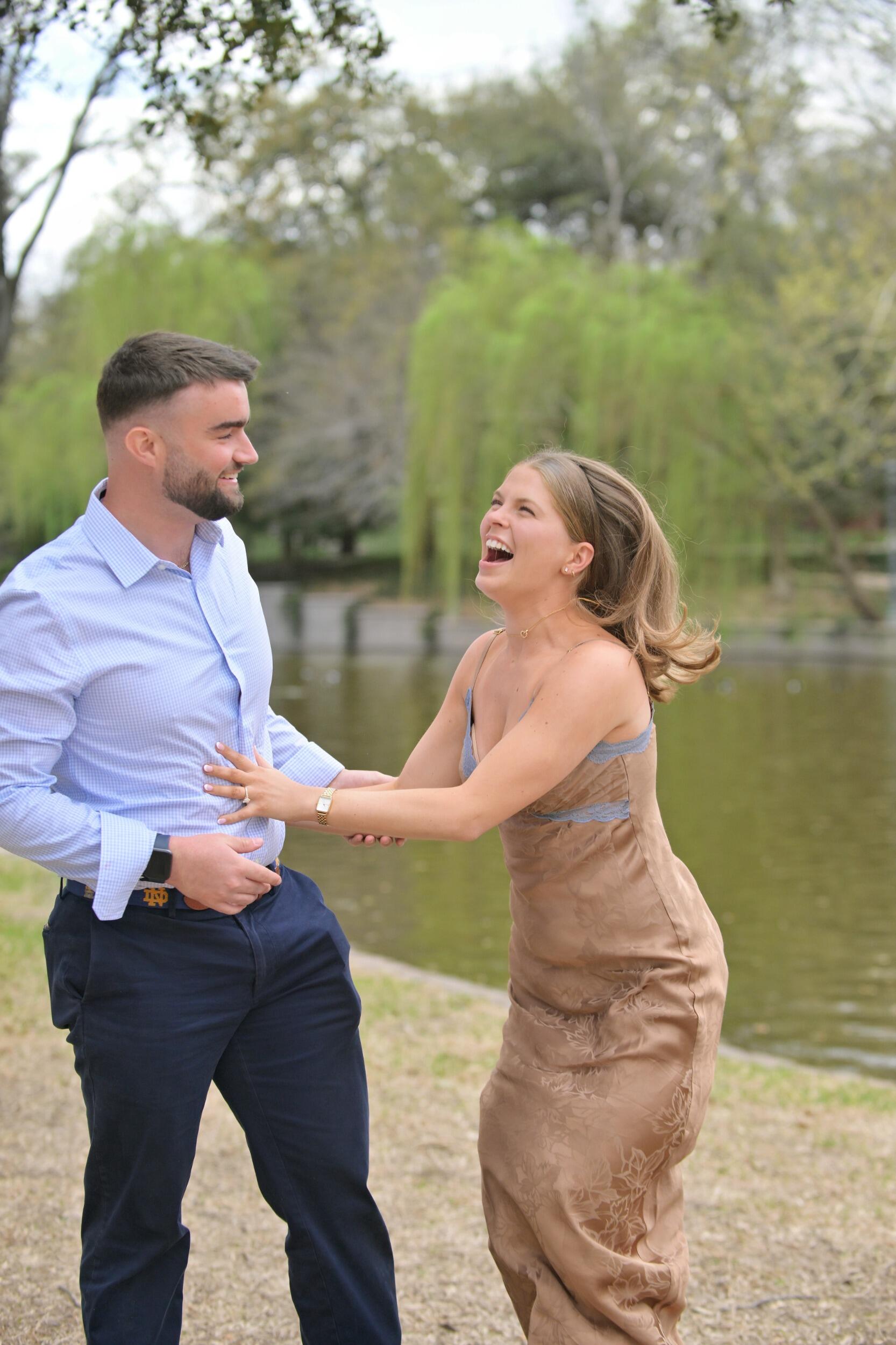 On the weekend celebration of St. Patrick's Day, the "Luck of the Irish" was in favor of the future Lynch's. Jack proposed on the two's newfound favorite holiday, and Shannon responded with the most joyous and easiest "Yes!" she's ever given. With the love, support, and community of their loved ones, Jack and Shannon celebrated the best day of their lives thus far with the their favorite people in the world. The countdown to November 14th, 2026 is now ON!