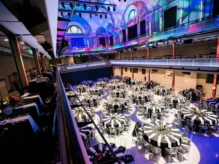 The M&T Bank Exchange at the France-Merrick Performing Arts Center winter wedding venue in Baltimore, Maryland