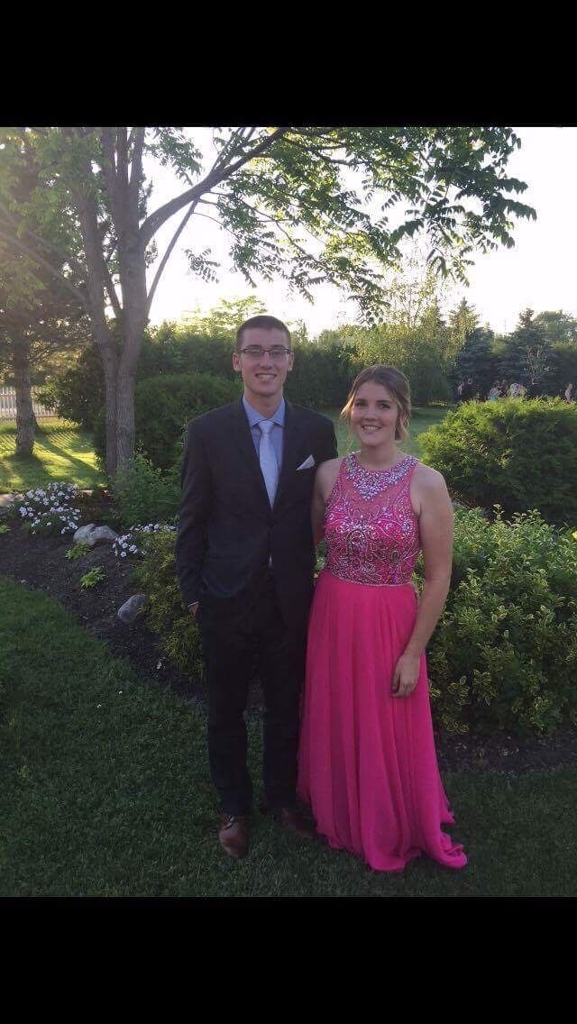 We went to our high school prom together.