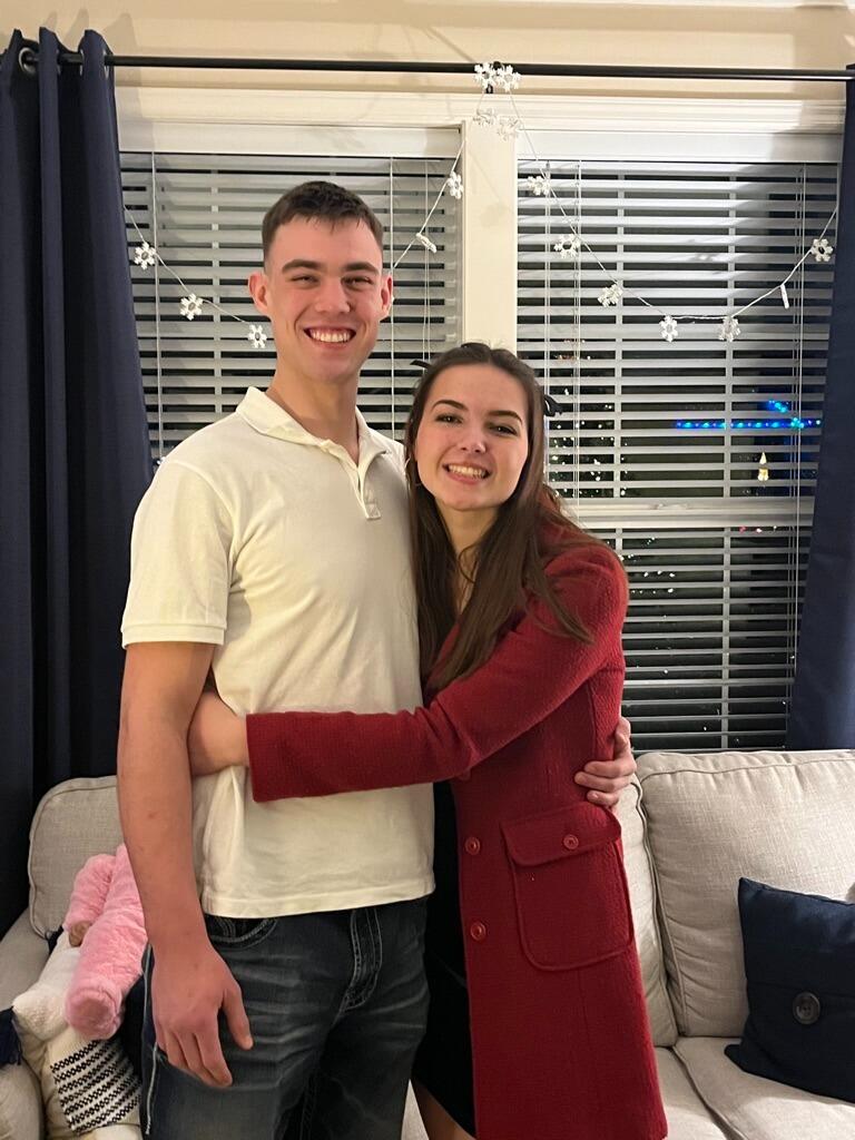 Jackson surprised Grace on Christmas Eve to ask her to be his girlfriend.