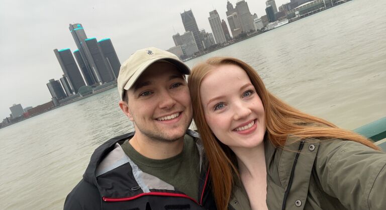 For Ethan's 24th birthday, Hanna planned a "Secret Mystery Surprise Birthday Weekend" where we went to Windsor, Ontario and saw Third Eye Blind in concert, went to bars and casinos, and explored the city.