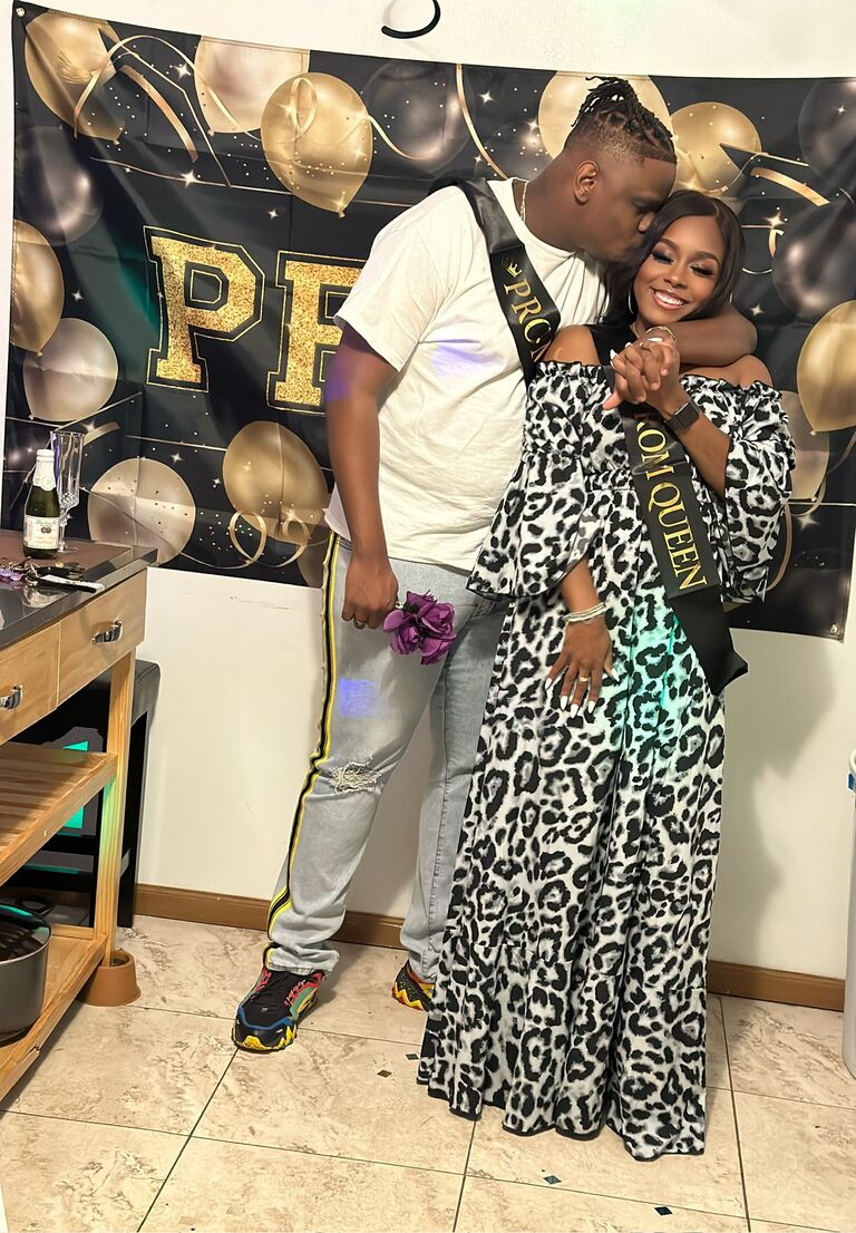 Emerald took Allen to his very own prom celebrating their 2 year anniversary.